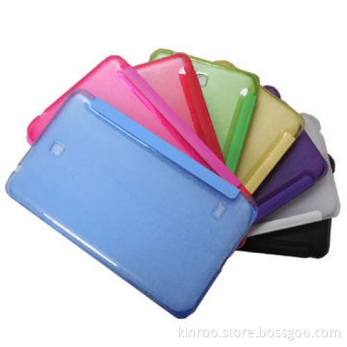 3-panel Cover for Samsung Tab 4 7", with Transparent Shell